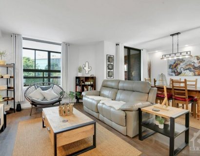Condo Reno a new open concept living dining area