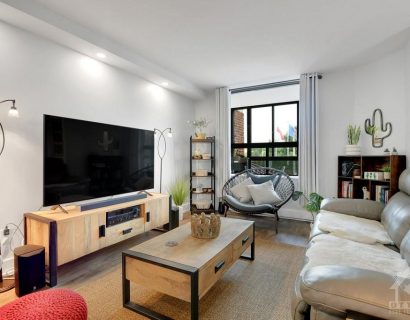 Condo Reno a new open concept living dining area